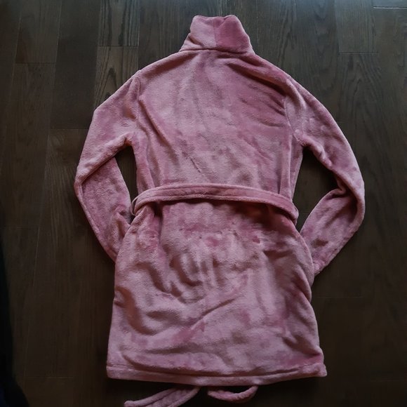 La senza dusty rose pink short bath robe - Picture 3 of 3
